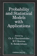 Probability and statistical models with applications /