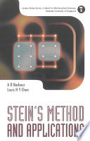 Stein's method and applications /