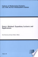 Stein's method : expository lectures and applications /