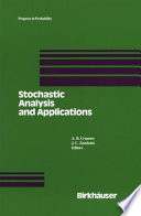 Stochastic analysis and applications : proceedings of the 1989 Lisbon conference /