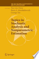 Topics in stochastic analysis and nonparametric estimation /