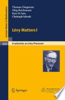 Lévy matters I : recent progress in theory and applications : foundations, trees and numerical issues in finance /