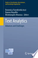 Text Analytics : Advances and Challenges /