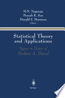 Statistical theory and applications : papers in honor of Herbert A. David /