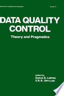 Data quality control : theory and pragmatics /