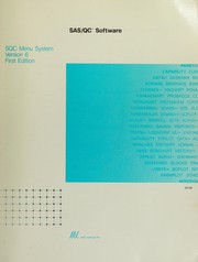 SAS/QC software : SQC menu system, version 6.