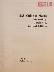 SAS guide to macro processing : version 6.