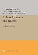 Robust estimates of location: survey and advances /