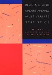 Reading and understanding multivariate statistics /
