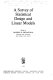 A survey of statistical design and linear models /