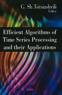 Efficient algorithms of time series processing and their applications /