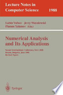 Numerical analysis and its applications : first international workshop, WNAA '96, Rousse, Bulgaria, June 24-26, 1996 : proceedings /