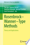 Rosenbrock-Wanner-Type Methods : Theory and Applications /