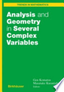 Analysis and geometry in several complex variables : proceedings of the 40th Taniguchi Symposium /