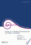 Finite or infinite dimensional complex analysis : proceedings of the seventh international colloquium /