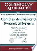 Complex analysis and dynamical systems : proceedings of an International Conference on Complex Analysis and Dynamical Systems, June 19-22, 2001, ORT Braude College, Karmiel, Israel /