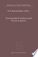 Nonstandard analysis and vector lattices /