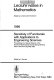 Sensitivity of functionals with applications to engineering sciences : proceedings of the American Mathematical Society Spring Meeting held in New York City, May 1983 /