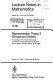 Proceedings of the Fourth International Conference on Representations of Algebras held in Ottawa, Canada, August 16-25, 1984 /