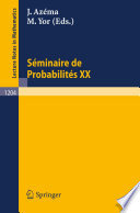 Séminaire de probabilités XX, 1984/85 : proceedings /