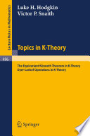 Topics in K-theory.