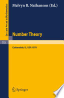 Number theory, Carbondale 1979 : proceedings of the Southern Illinois Number Theory Conference, Carbondale, March 30 and 31, 1979 /