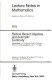 Radical banach algebras and automatic continuity : proceedings of a conference held at California State University, Long Beach, July 17-31, 1981 /