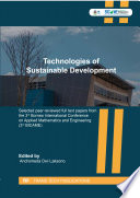 Technologies of sustainable development : selected peer-reviewed full text papers from the 3rd Borneo International Conference on Applied Mathematics and Engineering (3rd BICAME) /