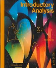 Introductory analysis /