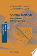 Spectral methods : fundamentals in single domains /