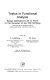 Topics in functional analysis : essays dedicated to M. G. Krein  on the occasion of his 70th birthday /