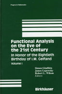 Functional analysis on the eve of the 21st century /