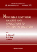 Nonlinear functional analysis and applications to differential equations : proceedings of the Second School : ICTP, Trieste, Italy, 21 April-9 May 1997 /