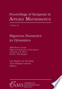 Rigorous numerics in dynamics : AMS Short Course, Rigorous Numerics in Dynamics, January 4-5, 2016, Seattle, Washington /