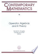 Operator algebras and K-theory /