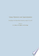 Linear operators and approximation : proceedings of the Conference held at the Oberwolfach Mathematical Research Institute, Black Forest, August 14-22, 1971 = Lineare Operatoren und Approximation. Abhandlungen zur Tagung im Mathematischen Forschungsinstitut Oberwolfach, Schwarzwald ... /