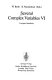 Several complex variables VI : complex manifolds /