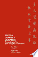 Several complex variables : proceedings of the 1981 Hangzhou conference /