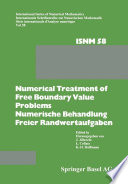 Numerical treatment of free boundary value problems /