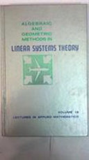 Algebraic and geometric methods in linear systems theory /