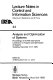 Analysis and optimization of systems : proceedings of the Fifth International Conference on Analysis and Optimization of Systems, Versailles, December 14-17, 1982 /