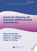 Control theory of partial differential equations /