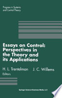 Essays on control : perspectives in the theory and its applications /