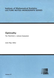 Optimality : the third Erich L. Lehmann Symposium /