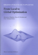From local to global optimization /