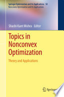 Topics in nonconvex optimization : theory and applications /