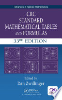CRC standard mathematical tables and formulas /