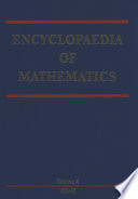 Encyclopaedia of mathematics : an updated and annotated translation of the Soviet "Mathematical encyclopaedia /