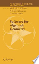 Software for algebraic geometry /