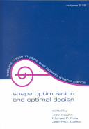 Shape optimization and optimal design : proceedings of the IFIP conference /